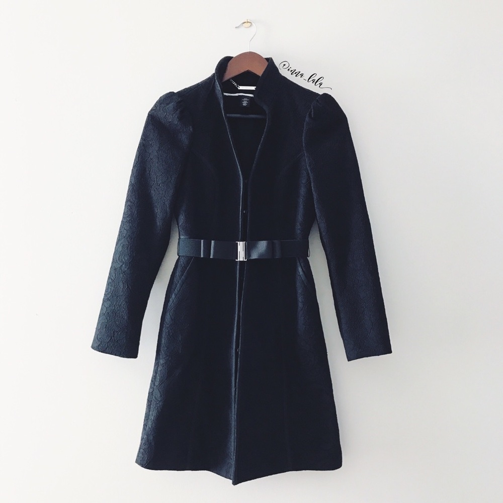 WHBM • Black Lace Trench Coat